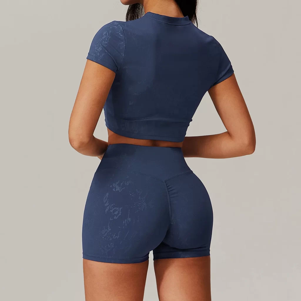 Custom Workout Shirts Short Sleeve Crop Tops for Women