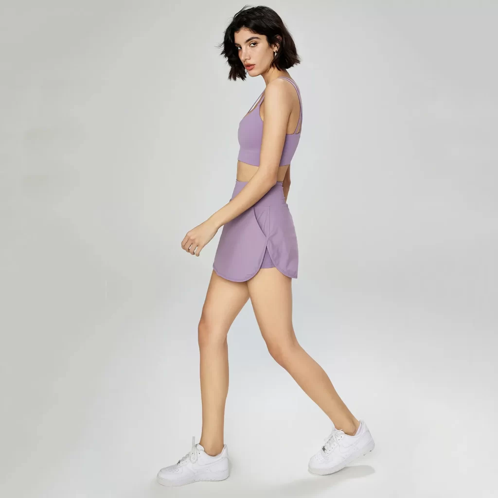 Women's Cool Feeling Tennis Athletic Skirts with Shorts