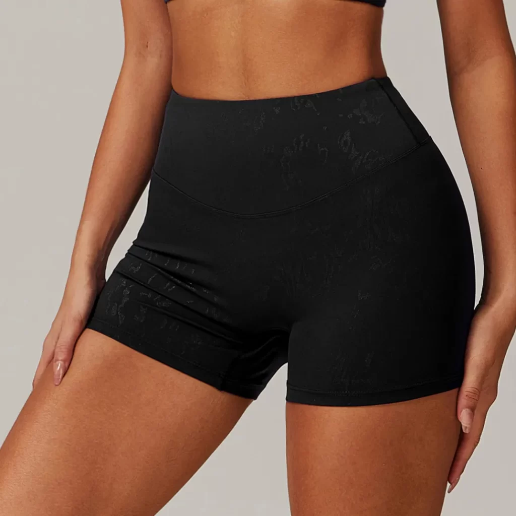 High Waist Tummy Control Running Yoga Shorts gym clothes manufacturers