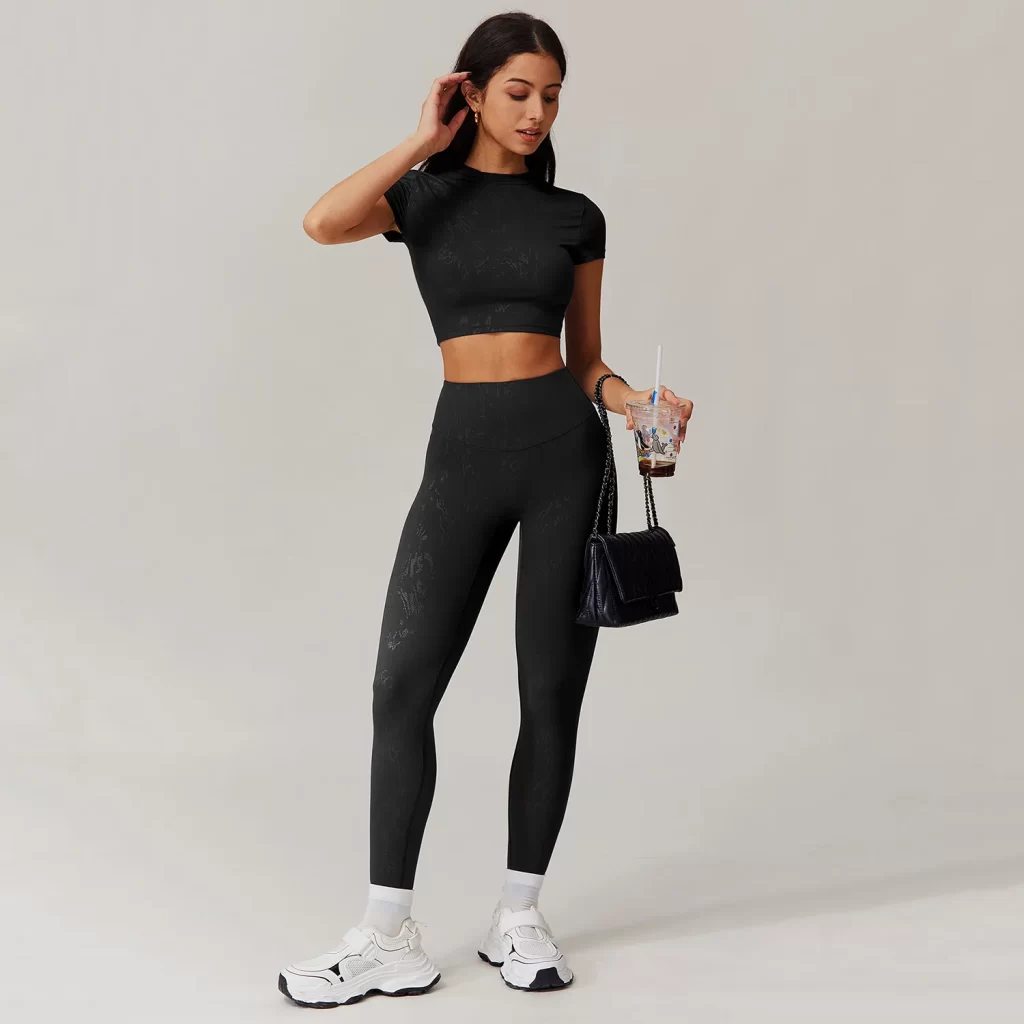 Custom Workout Shirts Short Sleeve Crop Tops for Women