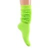 Slouch Socks Cotton Scrunch Knee High Long Socks