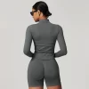 Seamless Activewear Fitted Athletic Jacket Wholesale Jackets In Bulk fitness jackets create your own gym clothes