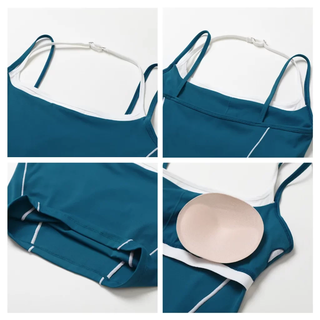 Women Color Block Cami Tank Top Slim Fit Halter Top