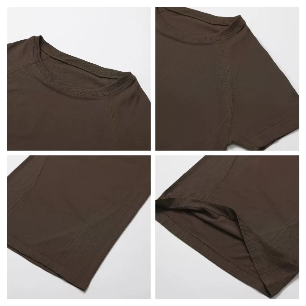 Gym Athletic Slim Fit Top Seamless Short Sleeve Top
