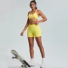 Women's Scoop Neck Spaghetti Strap Seamless Bra