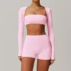 Women's Long Sleeve Open Front Bolero Shrug Cardigan