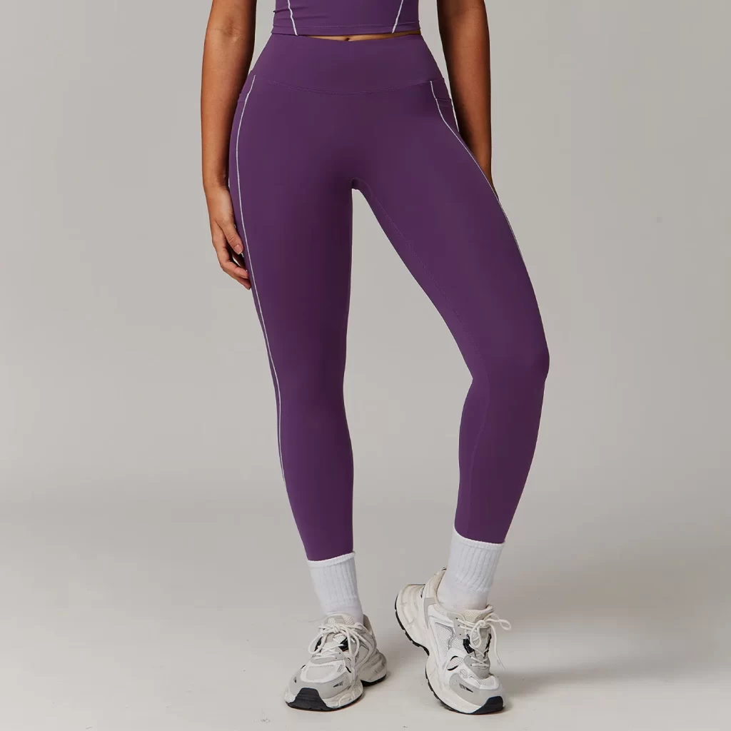 Slimming Fitness Wear Butt Lifting Leggings with Pockets one piece leggings activewear manufacturer usa