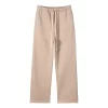 private label clothing manufacturers Straight Leg Sweatpants Female Fitness Apparel Track Pants Unisex Plush Lining Sweatpants