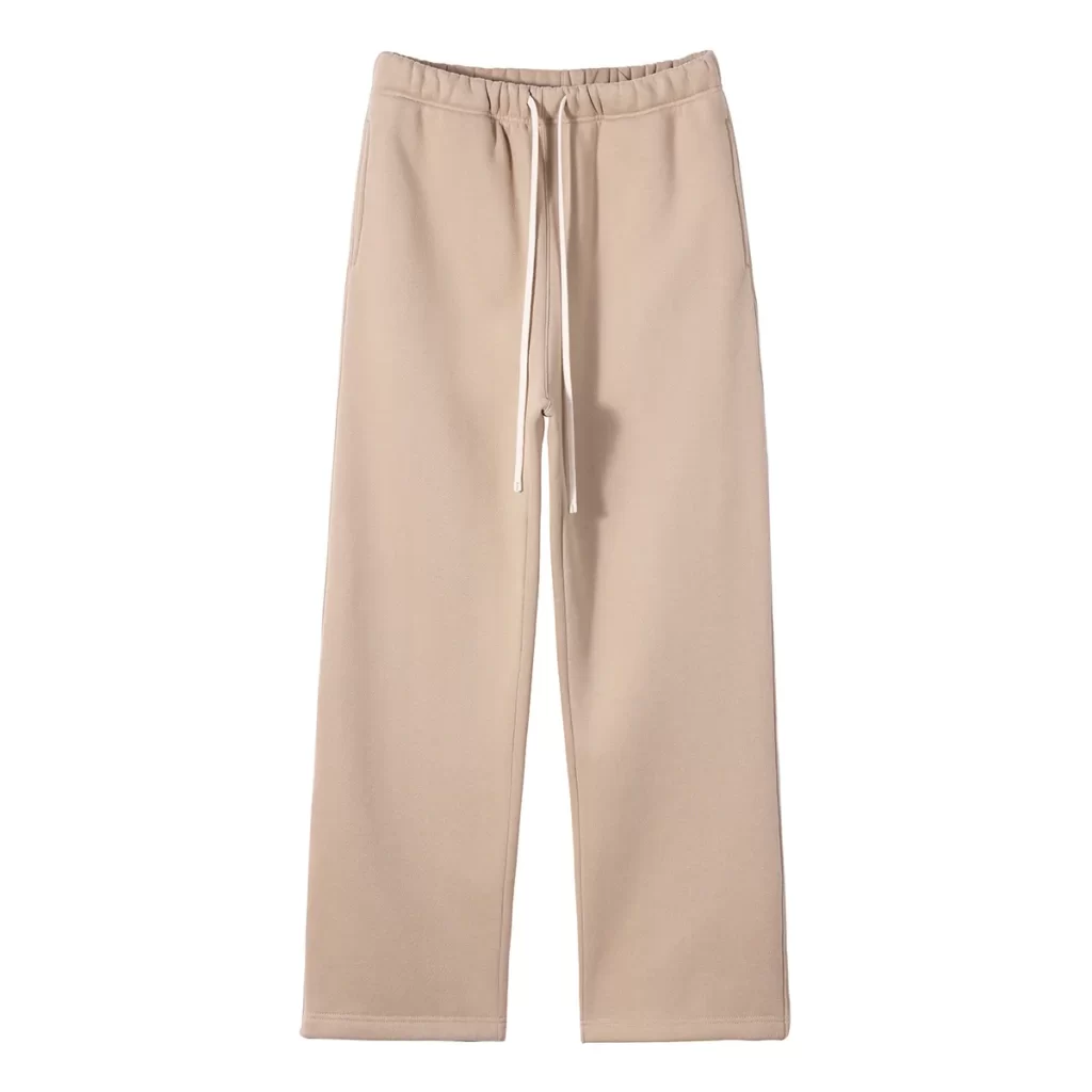 private label clothing manufacturers Straight Leg Sweatpants Female Fitness Apparel Track Pants Unisex Plush Lining Sweatpants