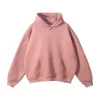 Fleece Oversized Sweatshirt Workout Pullover Unisex Plush Lining Sweatshirts Blank Hoodies Suppliers Plus Size Women Gym Clothes