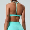Women's Scoop Neck Spaghetti Strap Seamless Bra