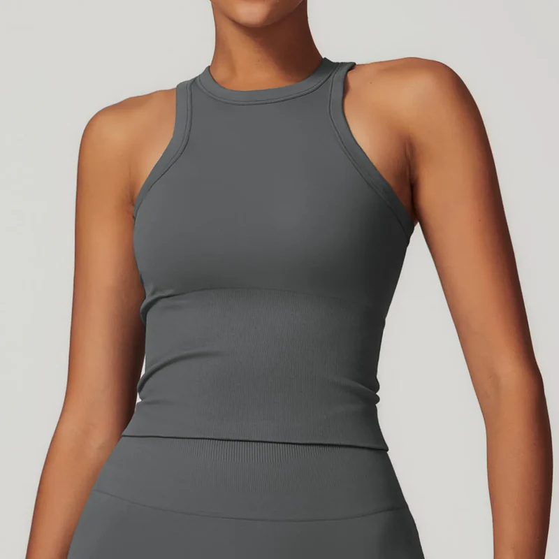Wholesale Blank Crop Tops Spark Seamless Workout Top