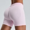 Seamless Gym Set Butt Lifting Tummy Control Workout Biker Shorts spark gym booty shorts customizable