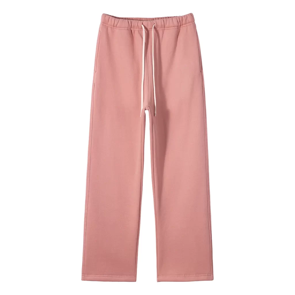 private label clothing manufacturers Straight Leg Sweatpants Female Fitness Apparel Track Pants Unisex Plush Lining Sweatpants