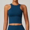 Wholesale Blank Crop Tops Spark Seamless Workout Top custom gym clothes sports clothing manufacturers