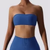 Sports Bandeau Bra Yoga Workout Strapless Tube Top