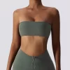 Sports Bandeau Bra Yoga Workout Strapless Tube Top