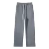 private label clothing manufacturers Straight Leg Sweatpants Female Fitness Apparel Track Pants Unisex Plush Lining Sweatpants