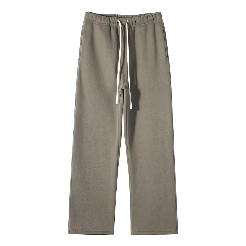 private label clothing manufacturers Straight Leg Sweatpants Female Fitness Apparel Track Pants Unisex Plush Lining Sweatpants