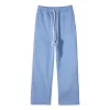 private label clothing manufacturers Straight Leg Sweatpants Female Fitness Apparel Track Pants Unisex Plush Lining Sweatpants