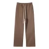 private label clothing manufacturers Straight Leg Sweatpants Female Fitness Apparel Track Pants Unisex Plush Lining Sweatpants