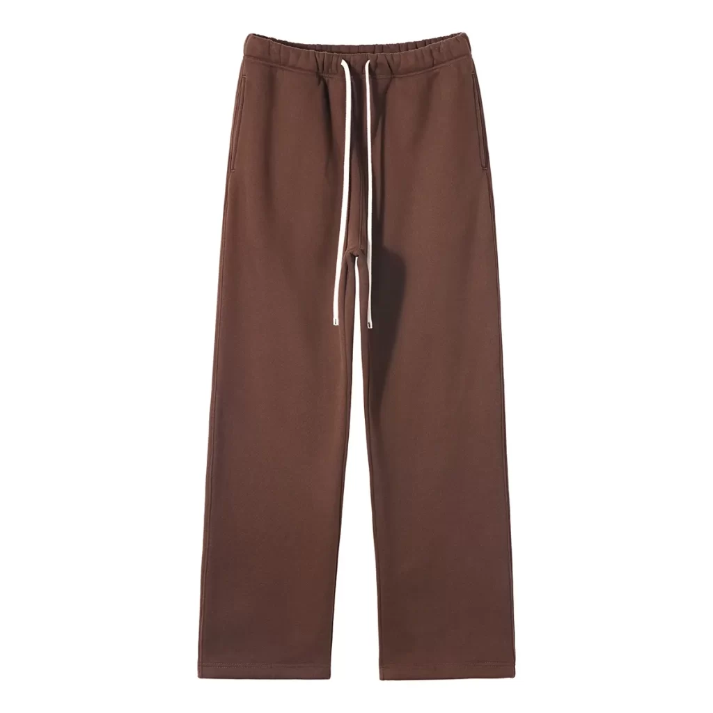 private label clothing manufacturers Straight Leg Sweatpants Female Fitness Apparel Track Pants Unisex Plush Lining Sweatpants