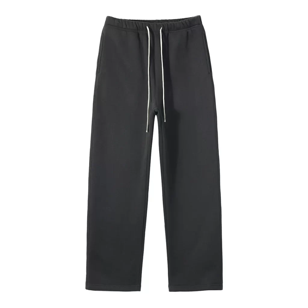 private label clothing manufacturers Straight Leg Sweatpants Female Fitness Apparel Track Pants Unisex Plush Lining Sweatpants