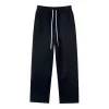 private label clothing manufacturers Straight Leg Sweatpants Female Fitness Apparel Track Pants Unisex Plush Lining Sweatpants