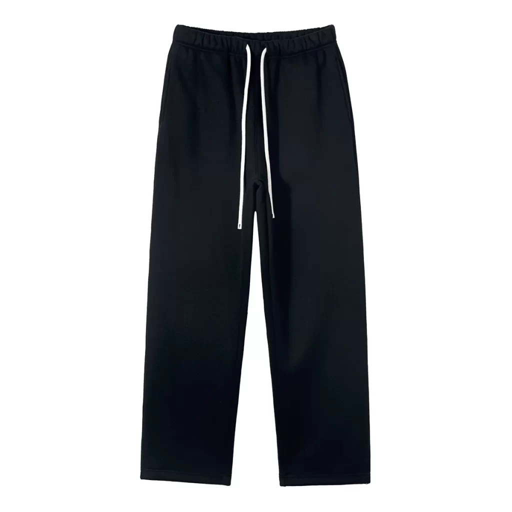 private label clothing manufacturers Straight Leg Sweatpants Female Fitness Apparel Track Pants Unisex Plush Lining Sweatpants