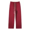 private label clothing manufacturers Straight Leg Sweatpants Female Fitness Apparel Track Pants Unisex Plush Lining Sweatpants