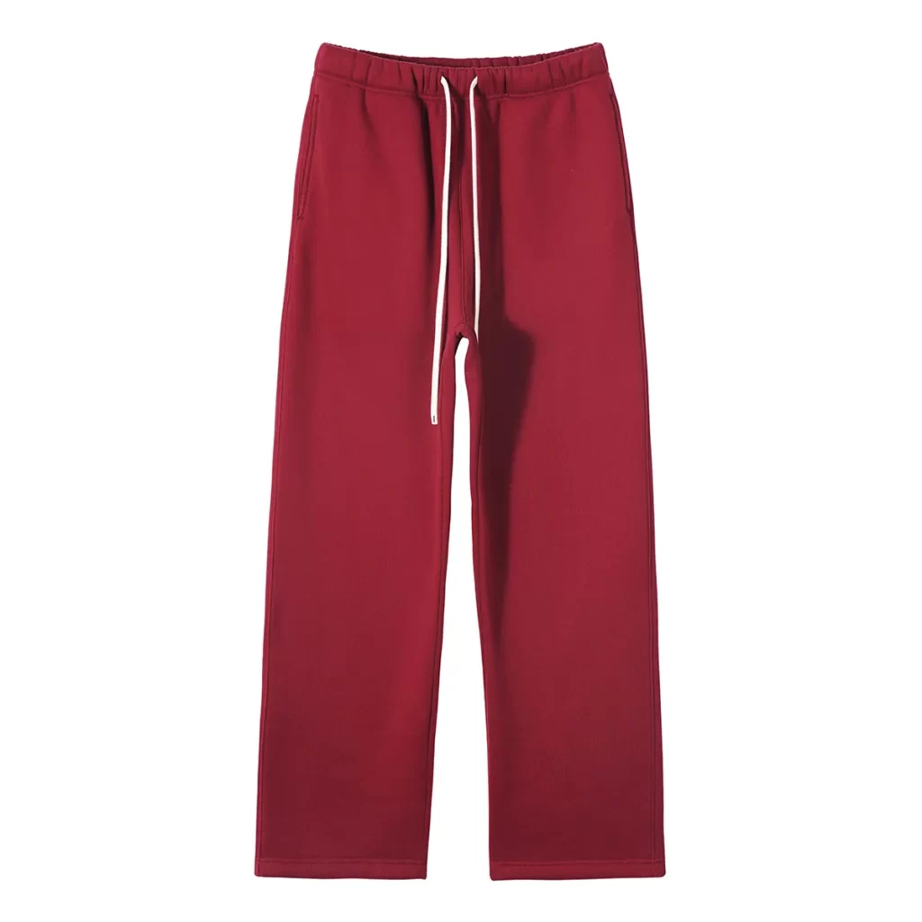 private label clothing manufacturers Straight Leg Sweatpants Female Fitness Apparel Track Pants Unisex Plush Lining Sweatpants
