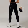 Slimming Fitness Wear Butt Lifting Leggings with Pockets one piece leggings activewear manufacturer usa