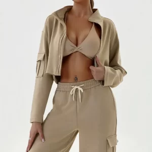 Exercise Jacket Women's Wholesale Workout Clothes