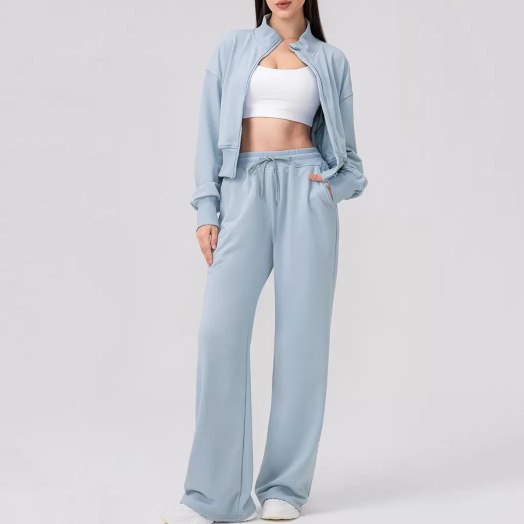 Spark Apparel Casual Lounge Sweat Pants for Women one piece long pants