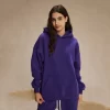 Fleece Oversized Sweatshirt Workout Pullover