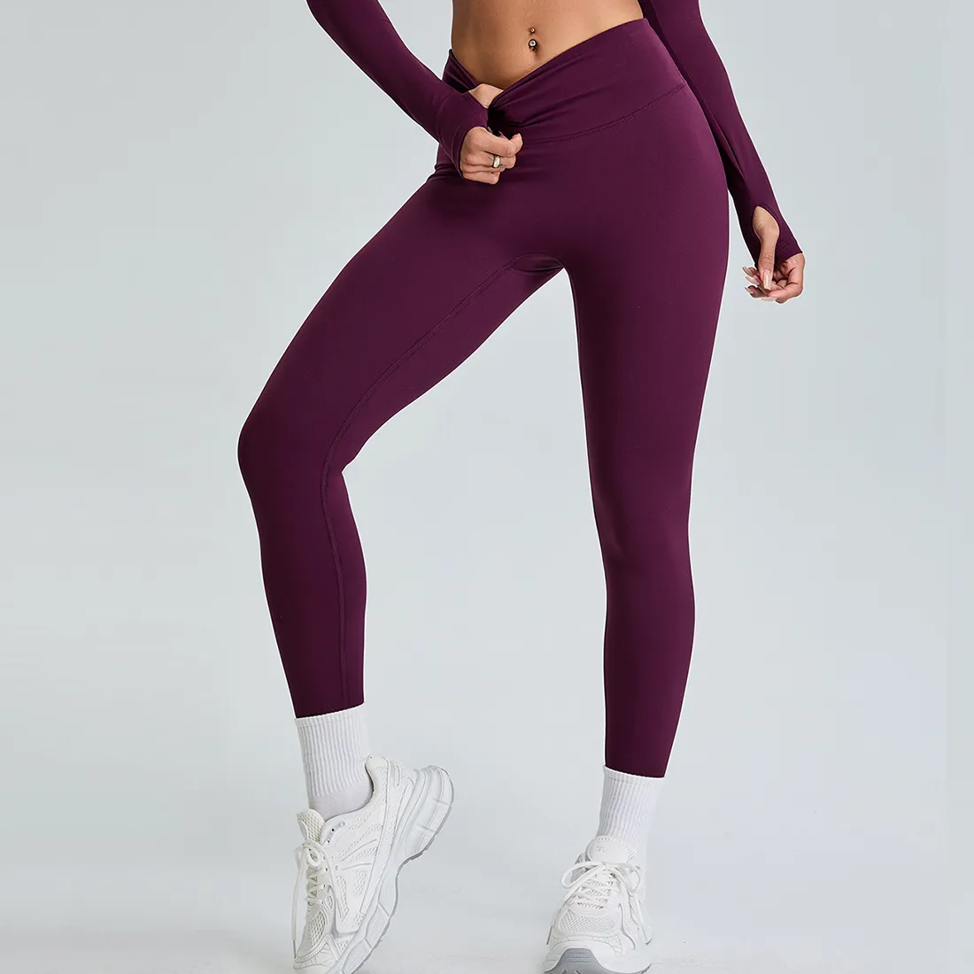 Wholesale Leggings Suppliers High Waisted Leggings With Tummy Control private label activewear manufacturer