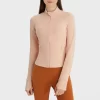 Wholesale Long Sleeve Yoga Top Workout Jacket With Thumb Holes