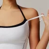 Women Color Block Cami Tank Top Slim Fit Halter Top halter workout tank spark clothing