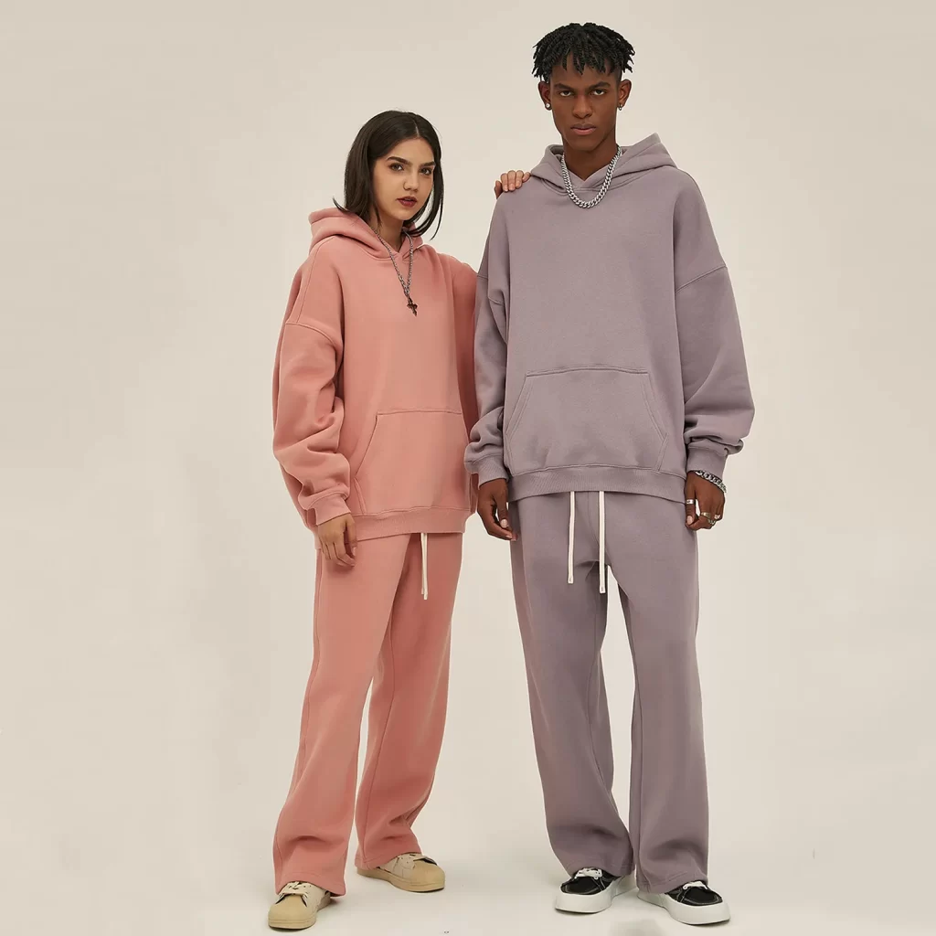 Fleece Oversized Sweatshirt Workout Pullover Unisex Plush Lining Sweatshirts Blank Hoodies Suppliers
