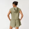 Athletic Tank Tops for Women Custom Casual Hooded Shirts bulk workout shirts