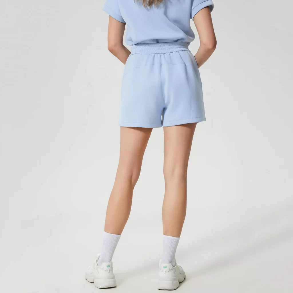 Women Lounge Athletic Short Sweatshorts Drawstring with Pockets athletic apparel suppliers sports clothes manufacturer