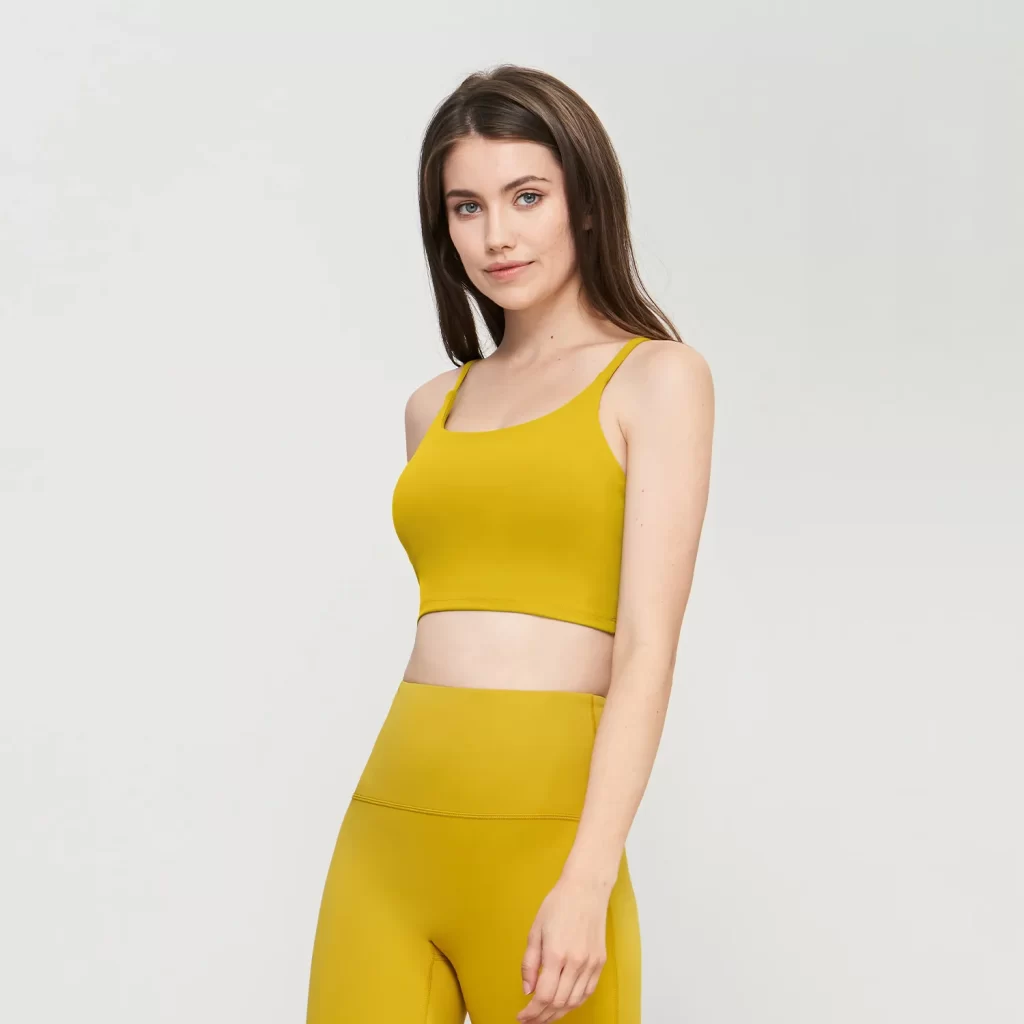 Wholesale Sports Bras Workout Athletic Tank Tops for Women sports clothes manufacturer middle support sports bra