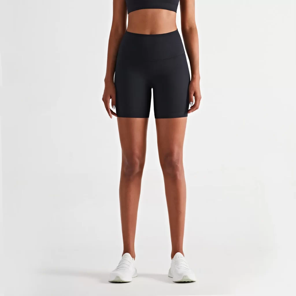 Custom Shorts Manufacturer High Waist Womens Bike Shorts