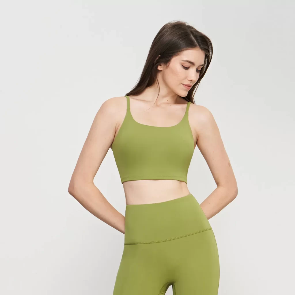 Wholesale Sports Bras Workout Athletic Tank Tops for Women sports clothes manufacturer middle support sports bra