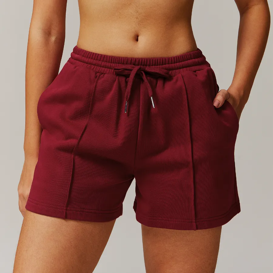 Gym Clothing Wholesale Women Sweat Shorts with Pockets