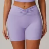 Wholesale Butt Lifting Workout Shorts High Waisted Biker Shorts