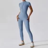One Piece Exercise Bodysuit Wholesale Fitness Jumpsuit yoga one piece jumpsuit athletic jumpsuit women
