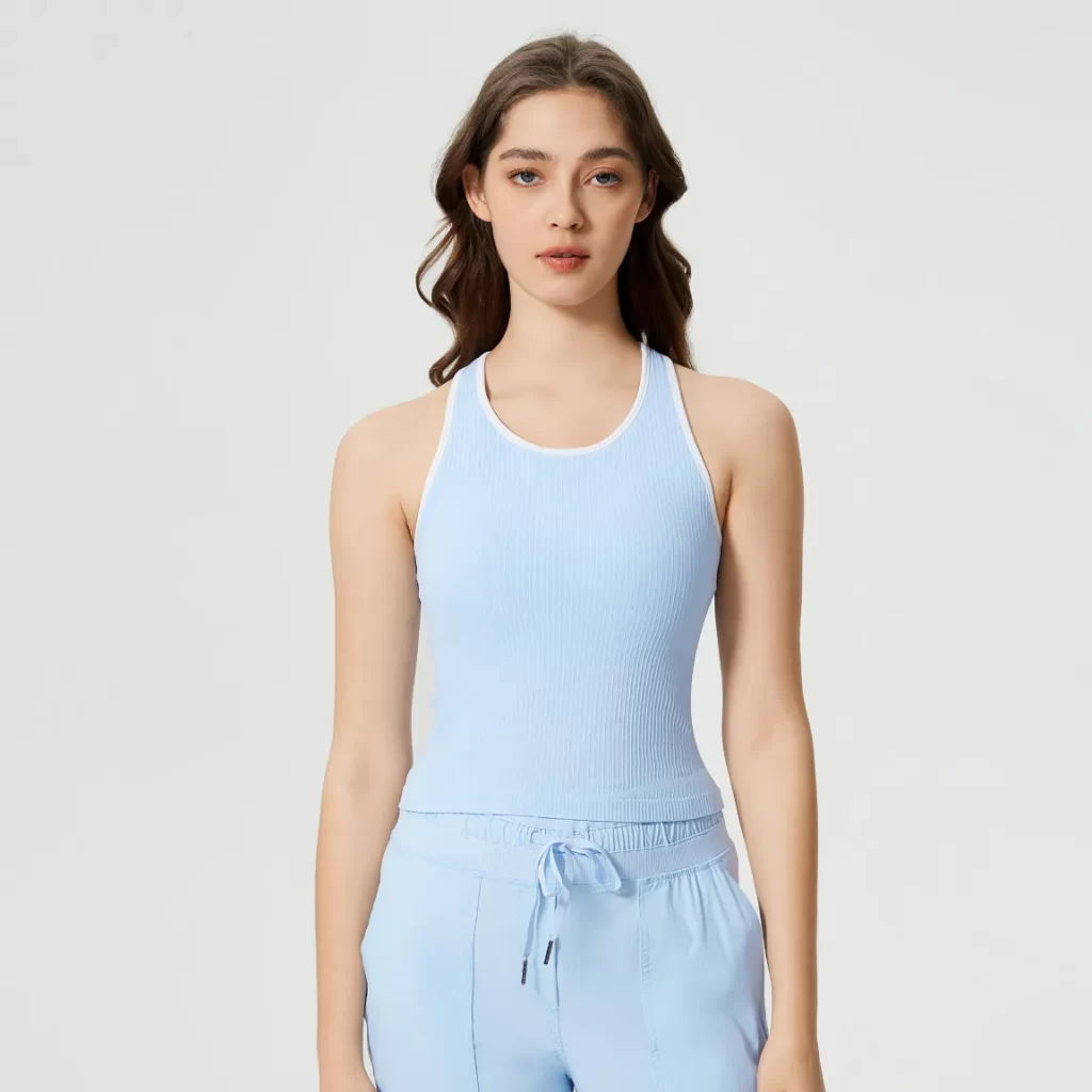 Workout Tank Tops for Women Built in Shelf Bras Padded