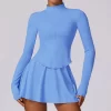 Women's Slim Fit Full Zip Workout Jackets Bulk Jackets Wholesale fitness clothing manufacturer exercise jacket women's lightweight athletic jacket