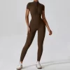 One Piece Exercise Bodysuit Wholesale Fitness Jumpsuit yoga one piece jumpsuit athletic jumpsuit women